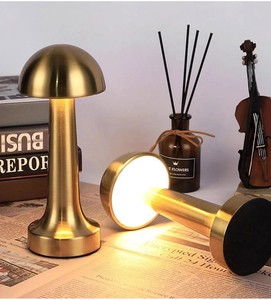 Rechargeable Touch Control Dumbbell Shape LED Table Lamp Night Light for Bedroom Living Room Bar Camping Creative Home Decor