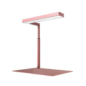 Full Spectrum Rectangle Modern Aquarium Light 4-Level Dimmable IP54 Waterproof Rose Gold Design 15W LED for Terrariums Potted