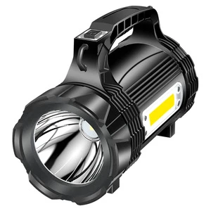 High Quality Outdoor Long-range Professional Battery Usb Rechargeable Searchlight for Remote Led Searchlight with Power Bank