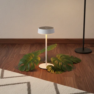Nordic Simple Solar Warm Battery Nightlight Bedroom Bedside Table Lamp USB Type-C Rechargeable Touch Dimming LED Eye Protection