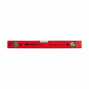 USAG 984 MN Industrial Aluminum Spirit Level with Magnetic Base for Accurate Level Measurement