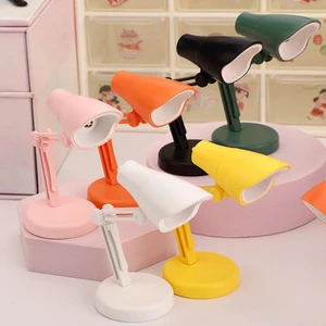 LED Mini Desk Lamp Foldable Magnetic Night Light Bedroom Study Reading Book Lamps With Clip Eye Protection Bedside Lights