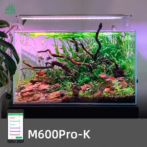 WEEKAQUA M600K Best LED Aquarium Light Full Spectrum for Fish Aquarium tank Ramp Light with App Control Led Aquarium Lamp
