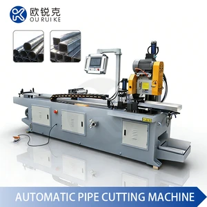 High Quality Factory Price Metal Pipe Tube Cutter Safety Railing Round Pipe Automatic Hydraulic Pipe Cutting Machine