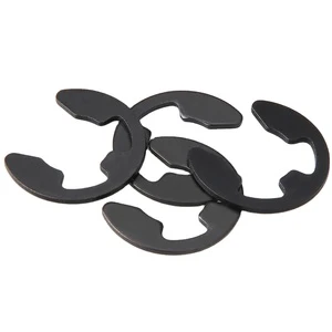 1.2mm-30mm Black Spring Steel DIN 6799 Rotor Clip E-Clip External Retaining Ring Clip
