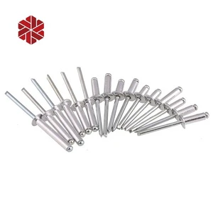 All Sizes 4mm 4.8mm 5mm 6.4mm Aluminum Steel Standard Pop Rivet Open-End Blind Rivet Factory Remaches Ciegos