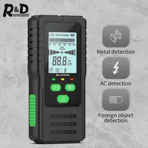 R&D New Stud Finder Wall Scanner Cable Wires Depth Tracker Metal Detector Electronic Backlit Black Green AC Wood Finder