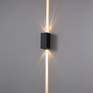 Narrow Beam 6M Led Wall Light Outdoor Design Up&down 6W/2x3w Exterior Decoration IP65 Outdoor Wall Light Fixture