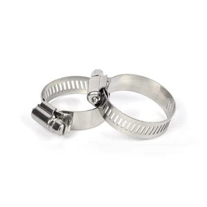 8mm 10mm 12mm 16mm 18mm 20mm SS304 316 American USA Type Pipe Clip Hose Clamp for Oil Pipe Chimney Exhaust Pipe Metric System