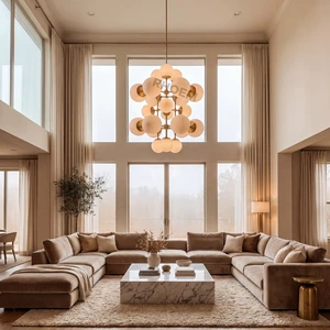 Luxury Chandelier Cirque Tall Chandelier Fro Living Room Lighting Decoration Home Chandelier Customization Designer Lights