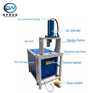 Automatic Pipe Cutting Machine Hydraulic Metal Slotted Steel Tube Cutting Machine Pipe Notching Machine