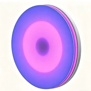 Outdoor Round Piano RGB LED Lights Step Sensitive Sound and Light Interactive Floor Light for Plaza