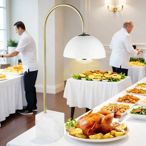 Commercial Hotel Kitchen Equipment Stainless Steel Infrared Food Warmer Light Hotel Food Warmer Lamp Food Heat Lamp Food Display