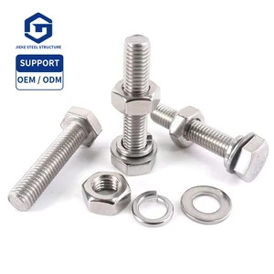High Quality Fastener/ Pole Line Hardware M2 M24 M25 M30 M33 M46 M90 DIN 934 Hex Bolt and Nut