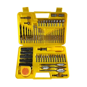 Multipurpose Mixed Drill Bit Set with PE Tool Box