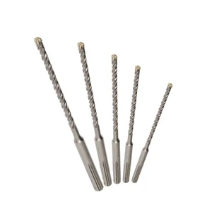 Multifunctional SDS Plus Hammer Drill Bit Sand-Blast Cross Head for Concrete Clinker Masonry Stone