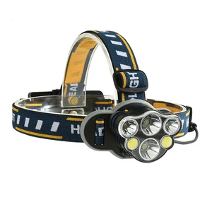 6 Led Super Bright Rechargeable Headlamp 5000 Lumen Most Powerful Head Lights Oem Faro Recargable