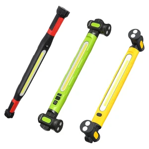 Adjustable Beam COB LED Work Light with Strong Magnet and Swivel Hook USB Rechargeable for Workshop Lighting