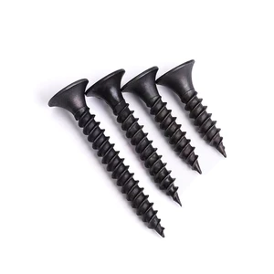 Factory Supply Customized Black Fine Thread Drywall Screw Bugle Head Gypsum Board Screw Coarse Thread Drywall Screw for Drywall