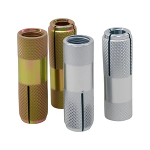 Polished Wedge Anchors | Carbon Steel Expansion Bolts 10mm Diameter 4 Grade for Concrete Ceiling & Wall Mounting