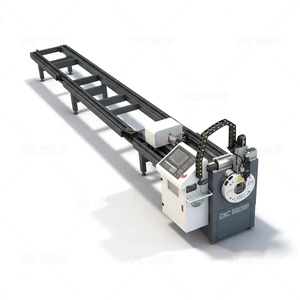 CNC automatic steel pipe cutting machine, simple laser pipe cutting machine round pipe laser cutting machine