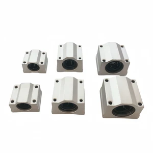 SCS20UU SCS25UU SCS30UU Heavy Duty Chrome Steel Linear Bearing | P6 Precision Large Size Slide Unit for CNC Machinery 3D