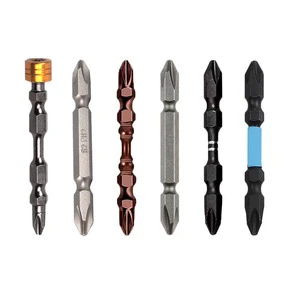 Magnetic Bronze Double Ended Bits for Cordless Drills S2 Steel Durable and Compact OEM Factory Supply for Wholesale