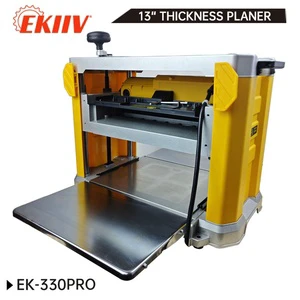 EK-330 110V 2000W Multifunctional Desktop Planer Woodworking High Efficiency Hand Planer Three in One Home Wood Thickness Planer