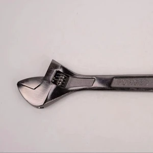 Repair and Manufacturing Advanced Threaded Steel Black Nickel Universal 6-inches Precision Adjustable Industrial Grade Wrench