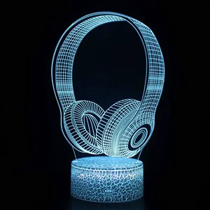 Acrylic Night Light with Touch Control RGB Musical Instrument Design Customizable Acrylic Lamp Home Decor Gift Music Lovers