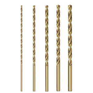 200mm Cobalt-Containing M35 Twist Drill Bit 2.5-10mm Deep Hole Drill Bit Tools for Metal Wood Stainless Steel Extended for