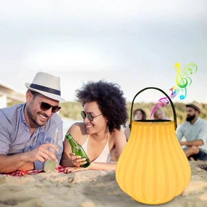 Atmosphere Portable Plastic Music Lamp for Family Gathering Light BL Speaker Light Music Light for Home Party
