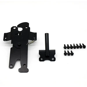 1903 Heavy Duty SS304 Stainless Steel Black Door Gate Latch - OEM, Wholesale, LA US Stock Ready To Ship