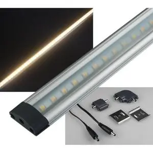Cabinet Lights 80cm LED Under-Cabinet Light Aluminum Matte Finish Minimalist Design 660lm 9W 3000K Warm White