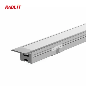 LED Recessed Cabinet Lights Modern Kitchen Wardrobe Display High CRI 90 Eco-Friendly DC12V Plastic Aluminum Polished Finish