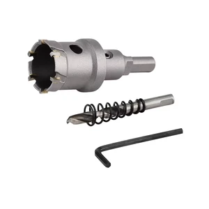 Tct Carbide Tip Drill Bit Metal Alloy Cutting Drilling Power Tools for Metal Sheet With Stop Collar