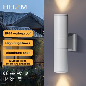 Customization Cylinder Led Wall Light 5-Year Warranty Period Wall Mounted Dimmable Waterproof IP65 10W Outdoor Wall Lamps