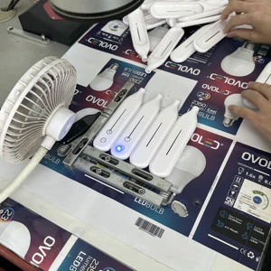 Easy Touch Open 40 Patch Bulb LED Light Adjustable DIY Manual Flat-Bed Sewing Machine Lamp with Edge Cutter 6W for Home Use