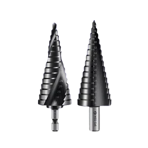 TG Profitools Round Shank HSS 4241 Step Drill Bit 4 - 39MM With 13 Steppers White Box