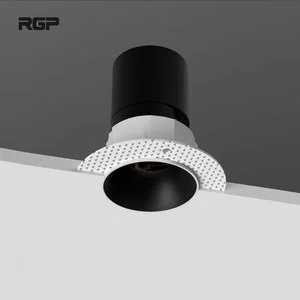 Trimless Deep Anti-glare Design COB Low UGR Ceiling Spot LED Lights for Hotel Commercial Lighting LED Recessed Downlight