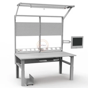 Detall- Workshop Garage Storage System Workbench With Metal Tool Cabinet Drawer