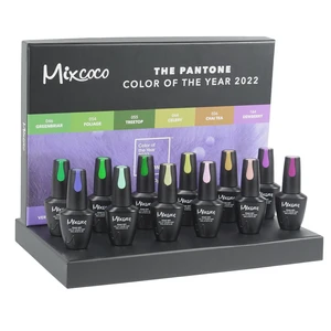 Mixcoco LED UV Gel Kit Nail Supplier High Quality NO HEMA Semi-permanent Soak off Long Lasting 15ml Uv Nail Gel Polish Set Kit