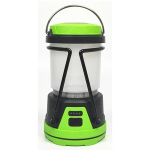 LED Camping Lantern Rechargeable, 1800LM, Power Bank, IP44 Waterproof, Perfect Lantern Flashlight for Emergency
