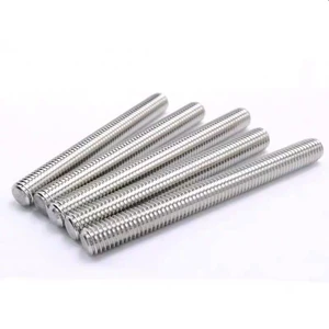 Galvanized Full Tooth Double Head Screw Metric Measurement System Threaded Rods