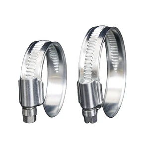 Exhaust Germany Type Metal Clamp Worm Drive Screw Steel Hose Clamp