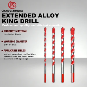 Wholesale Csd 10mm Coated Super Carbide Twist Drill Bit Set For Cement Wall Masonry Drilling Extended Length