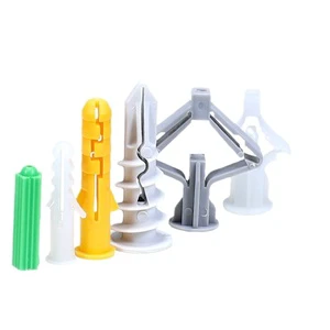 Special Plastic Expansion Tube Screws for Gypsum Board Small Yellow Rubber Plug Set Airplane-Type Wall Plugs M6M8