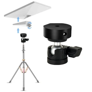 In-Stock Headset Holder Mini Bracket Adapter Roof Suction Cup Aluminum Alloy Camera Use Adjustable Black Accessories