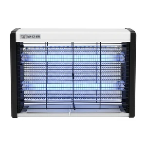 Professional 10W Electric Shock Fly Killer 1200V High Voltage Grid Bug Zapper for Commercial Kitchen Hospital HACCP