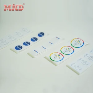 Custom Google Review NFC Tag Sticker NTAG 213 NTAG 215 NTAG 216 Smart Chip Tap To Review NFC Tag For Social Media 5 Star Review